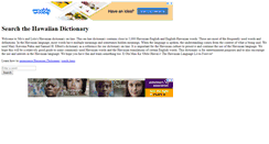 Desktop Screenshot of hawaiiandictionary.hisurf.com